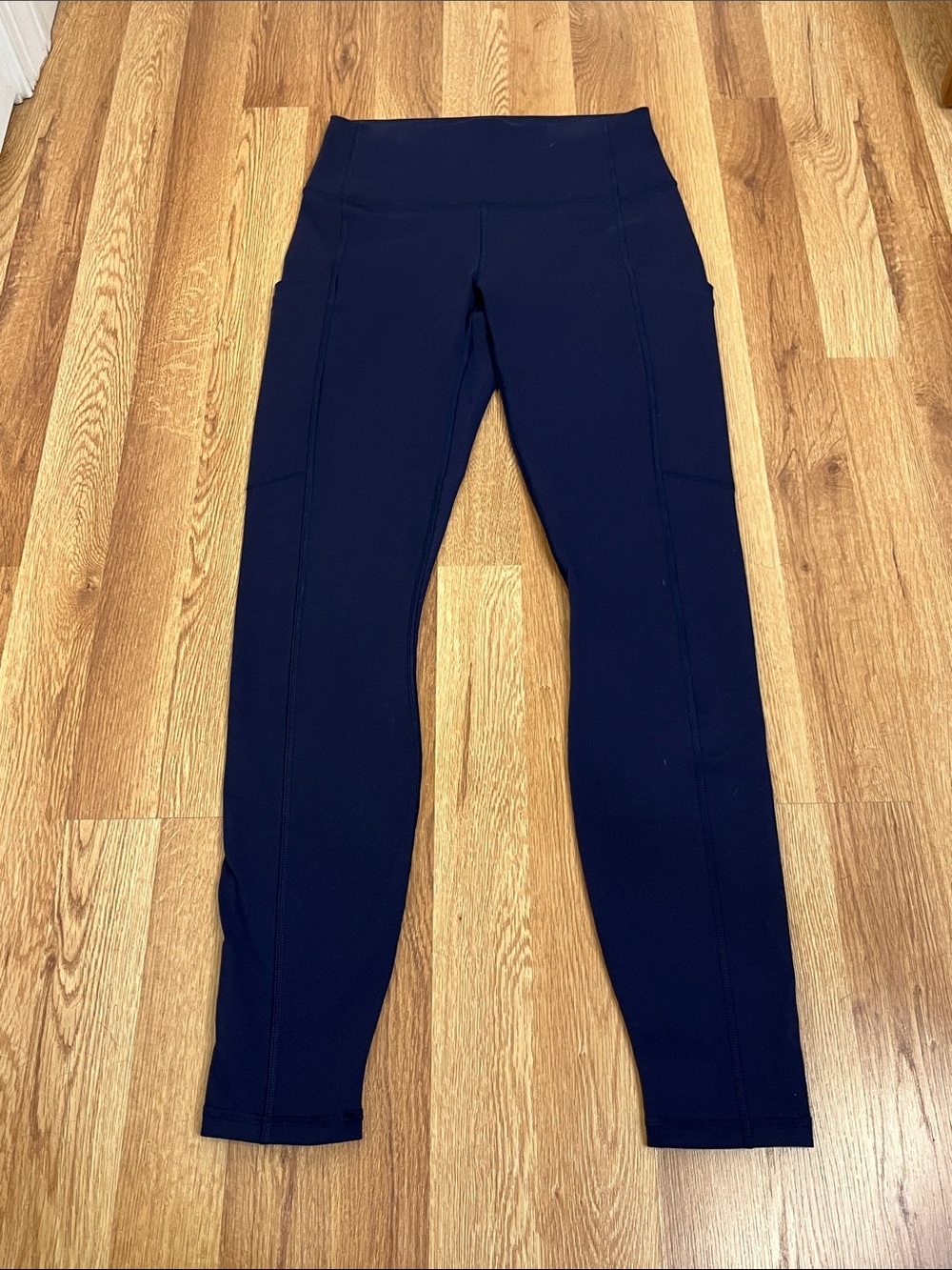 Fabletics Navy Blue On-The-Go PowerHold High-Waist Legging